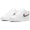 Nike Court Vision Low Leopard Swoosh - Белые женские кроссовки Desert-Sand Black DD9665-100
