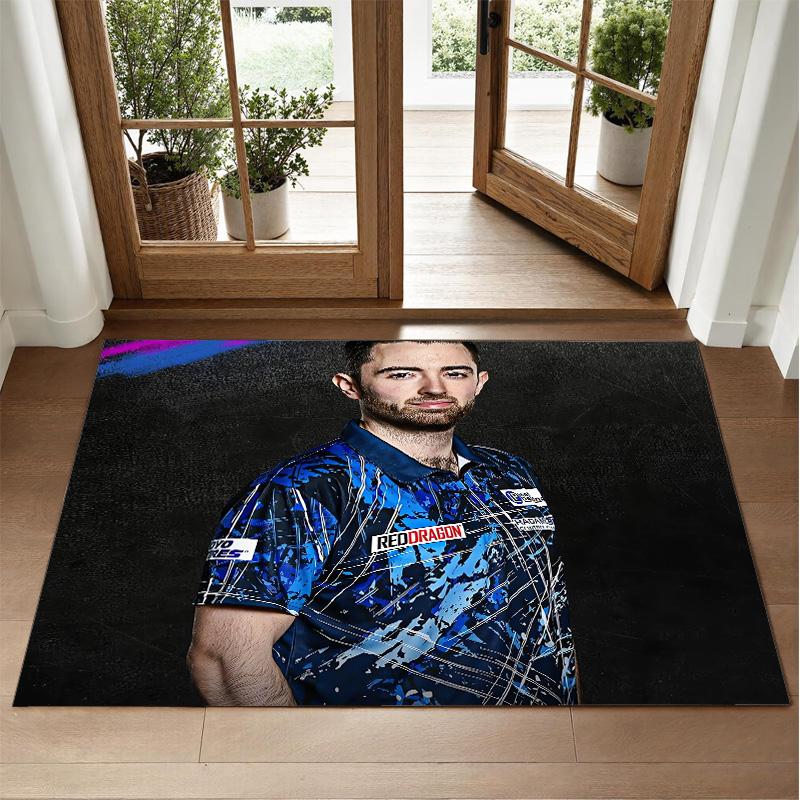 Luke Humphries Design Crystal Velvet Rug Soft Decorative Mat for Bedroom Entrance