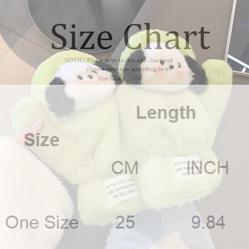 Женские зимние плюшевые перчатки, Удобные пушистые перчатки, Милые собачки, Теплые толстые плюшевые, Полностью закрывающие пальцы, Для езды на пальцах, Перчатки, устойчивые к холоду