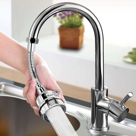 Удлинитель для смесителя Yousheng, вращающийся на 360 градусов, поворотный распылитель с 3 скоростями потока воды, поворотная головка для смесителя, насадка для смесителя