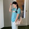 Large size loose cartoon small conch print T-shirt 2026 summer new versatile age-reducing top 264900