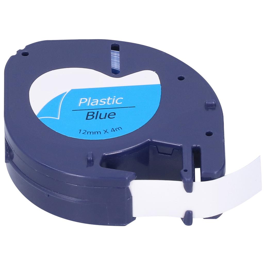 Label Tape Replacement for DYMO LETRATAG Machine Ribbon DIY Print Accessories12mm X 4meterBlack