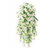 Faux Ipomoea Nil L Roth Flower Wall Decor With Plastic And Silk Material For Outdoor Indoor And Event Use