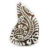 Scrapbook Stamp Handcarved Stamp Textile Printing Block Paisley Printing