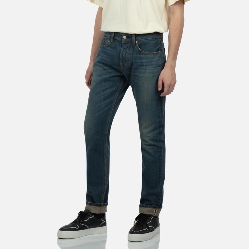 EVISU Jeans Men's Denim Blue Moderate Straight Fit Pants 2EAHTM2JE11717CT