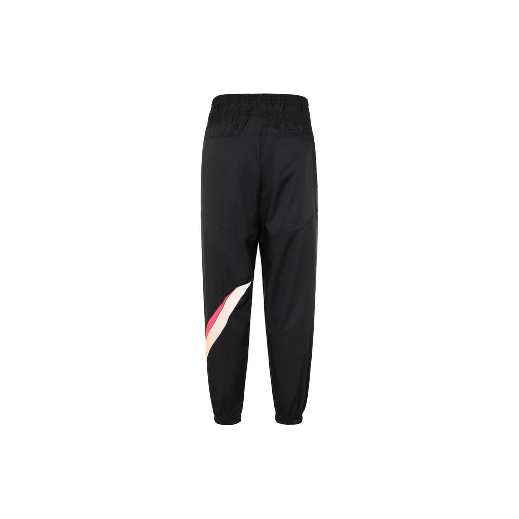 Nike Lina RN Прозрачные розовые повседневные трикотажные спортивные брюки с большим крючком, женские брюки черного цвета CZ8665-010