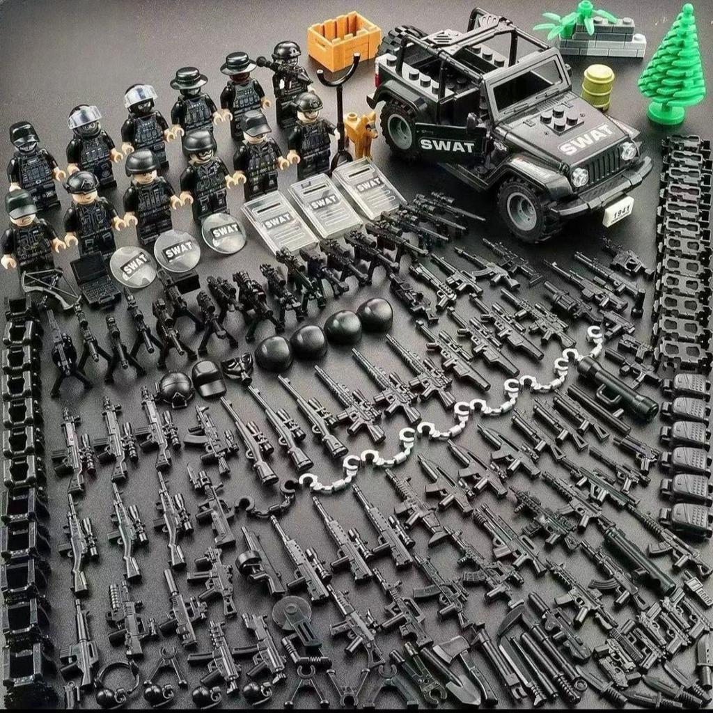 Ночной спецназ SWAT Jeep Combination Toy Boy Gift