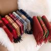 Autumn/Winter Plaid Faux Cashmere Scarf
