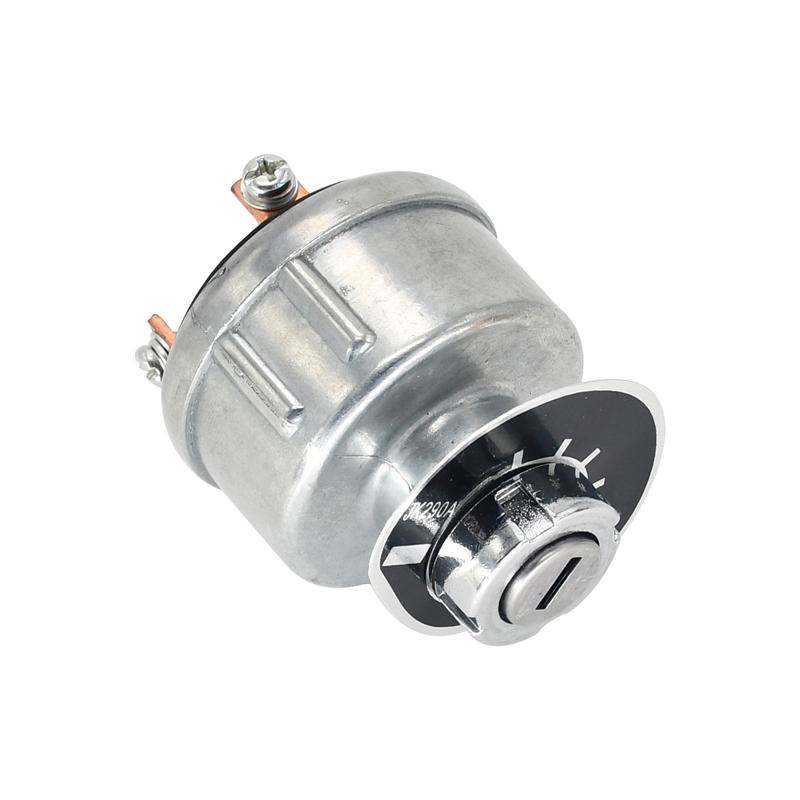 Car Parts Preheat Start Switch Ignition Lock JK290A With 4 Wiring Points & 2 Key Compatible with Jinma 184 200 204 250 254 284