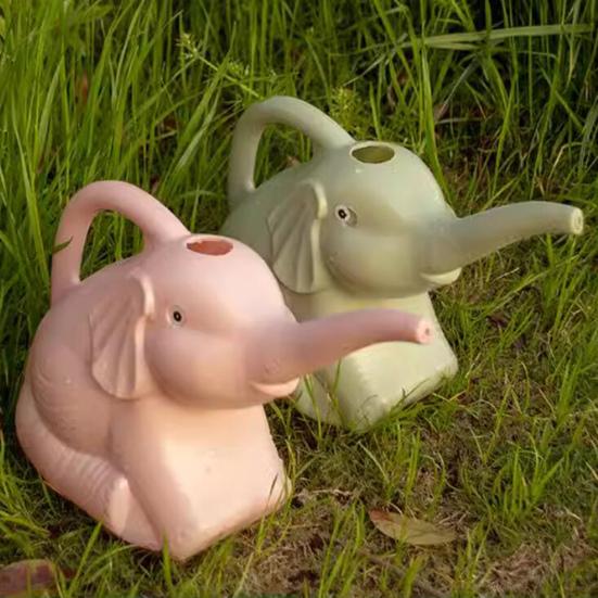 Лейка в форме слона, 2 л, большая емкость, удлиненный носик, цельная конструкция для детей