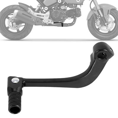 JFG Мотоциклетная ножная передача Высокая совместимость с GROM MSX125 Мотоциклетная педаль рычага переключения передач, Алюминий, Нескользящая, Складная, Прочность, Долговечность, (черный)