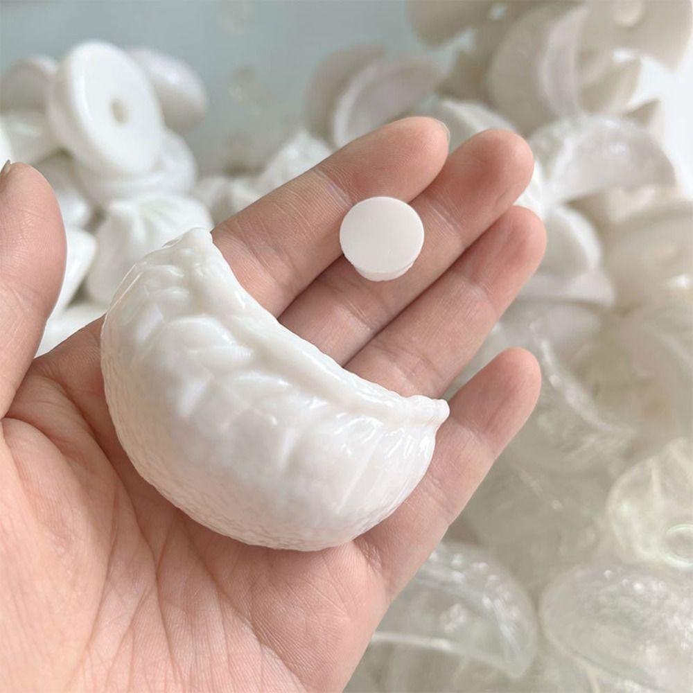 Blank Craft DIY Steamed Bun With Plug DIY Empty Ball Skin Dumpling Squishy Adults Beginners