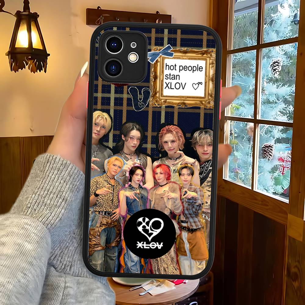 Popular Logo X-XLOV Phone Case For IPhone 16 15 14 13 12 11 Pro Max 7 8 6 6s Plus Matte Cover