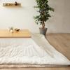 EMOOR Heat Plus Kotatsu Futon, Large, Rectangular, Ivory, Washable, Moisture-Absorbing, Heat-Generating, Ultra-Fine Fiber Pile 8mm