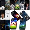 Футбольный Мяч №5 Звезда Футбола №5 Чехол-Крышка для Samsung Galaxy S22 S21 S20 FE Ultra Plus A35 A36 A37 A33 A34 A04 A71 Чехол для Телефона