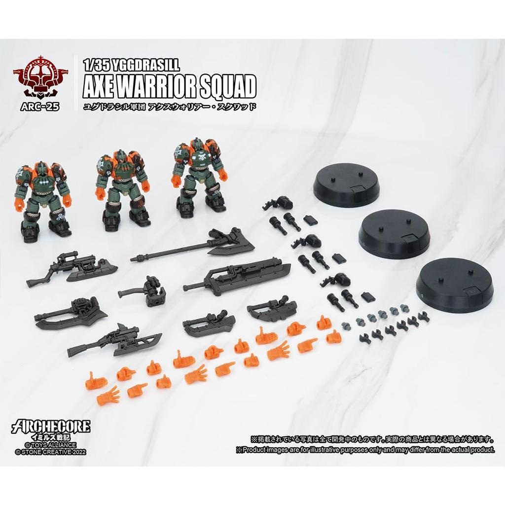 HiPlay TOY ALLIANCE 1/35 Scale Archecore ARC-25 Yggdrasil Corps Axe Warrior Squad Action Figure (Pre-painted, Assembled)