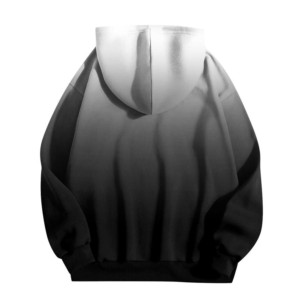 Мужское плюшевое теплое пальто с принтом, флисовый свитер, повседневное пальто, свитер с карманами, осенне-зимнее пальто