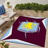 Aston Villa Design Area Rug - Non-Slip, Soft & Cozy Floor Mat for Living Room, Bedroom, Office - Indoor/Outdoor Decorative Carpet