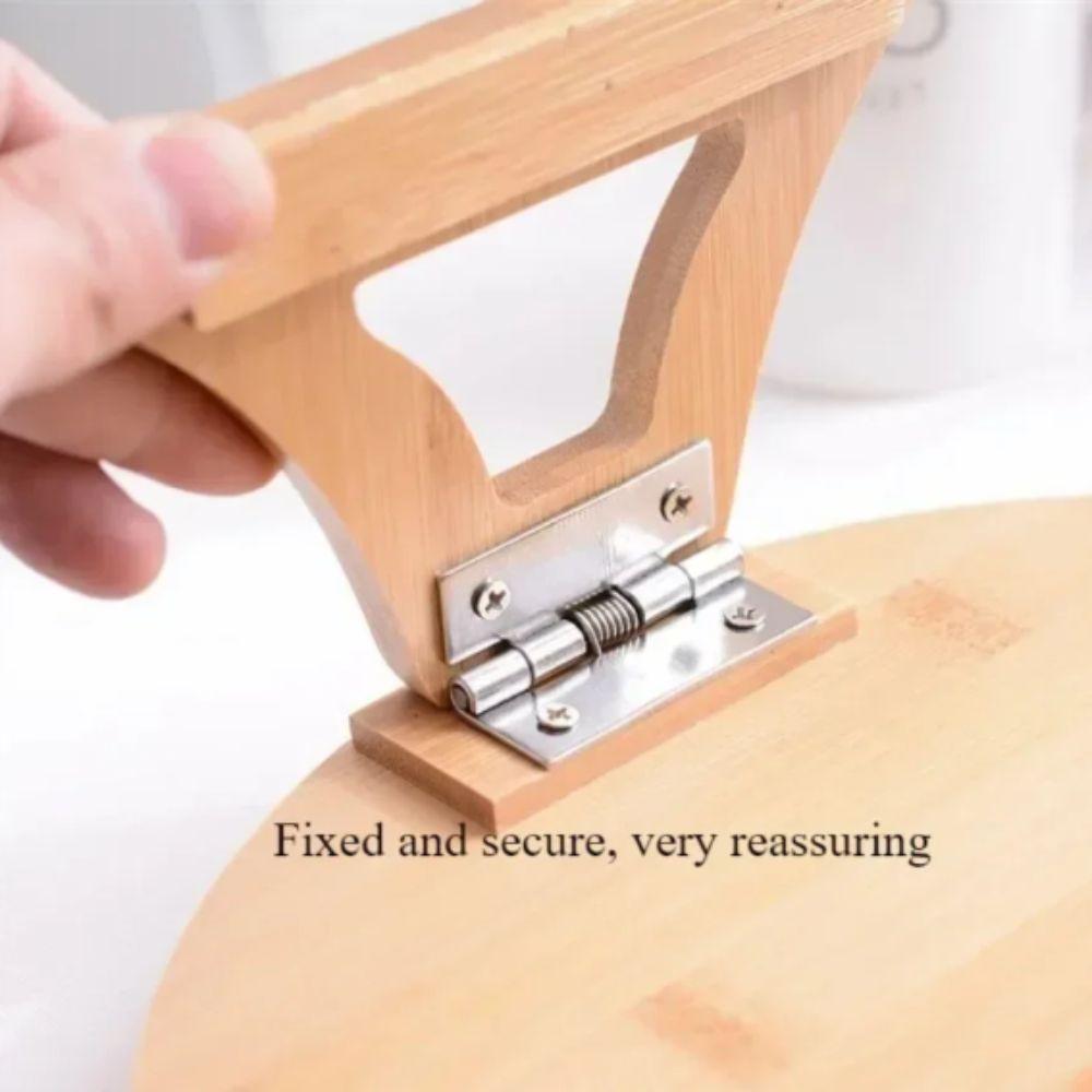 Натуральный деревянный поднос для дивана, складной поднос-клипса, оригинальный поднос для закусок, для широких диванов