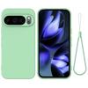 Soft Liquid Silicone Case for Google Pixel 10 Pro XL Anti Fingerprint Shockproof Protective Cover With Wrist Strap Bumper Shell