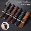 18мм 20мм 22мм 24мм Быстросъемные Удобные Ремешки для Часов из Телячьей Кожи Мужские и Женские Умные Бизнес-Ремешки Аксессуары для Часов