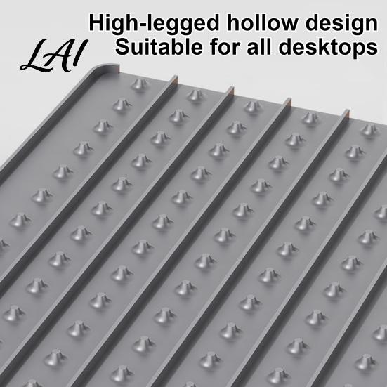 Portable Silicone Heat Mat Electric Food Warming Mat 250W Flexible Roll-up Tray with 8 Adjustable Temperature Levels And Waterproof Countertop Pad 6