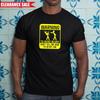 Warning To Avoid Injury T-Shirt Printed Plumber Electrician Mechanic Joiner Top