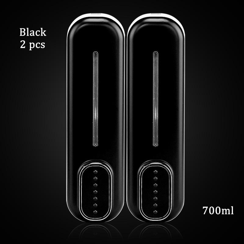 Золотые дозаторы мыла настенные АБС-пластик Жидкий шампунь Контейнер для душа 1050 мл Пластиковый держатель для мыла для ванной комнаты Туалетной комнаты 18036