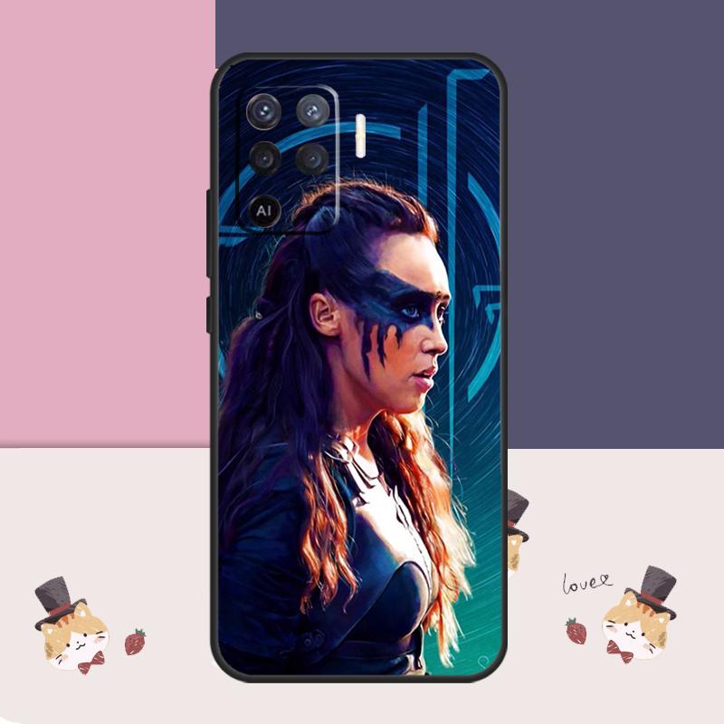 Heda Lexa Чехол для телефона The 100 для Oppo A76 A96 A16 A60 A98 A58 A78 A18 A38 A80 A40 A77 A57 A17 A74 A54 A94 A15 A5 Pro