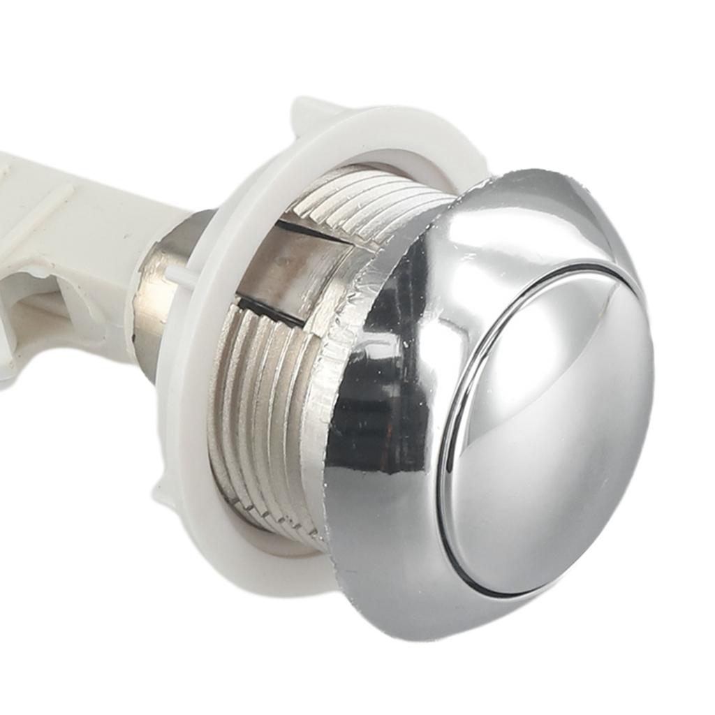 Practical Push Button Flush Toilet Hotel Rods Separated Type 12x10x5.5cm For Home Plastic Push Buttons Replacement