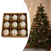 9 Pieces Christmas Ball Ornaments ,Xmas Small Pendants ,Christmas Tree Xmas Baubles for Festive