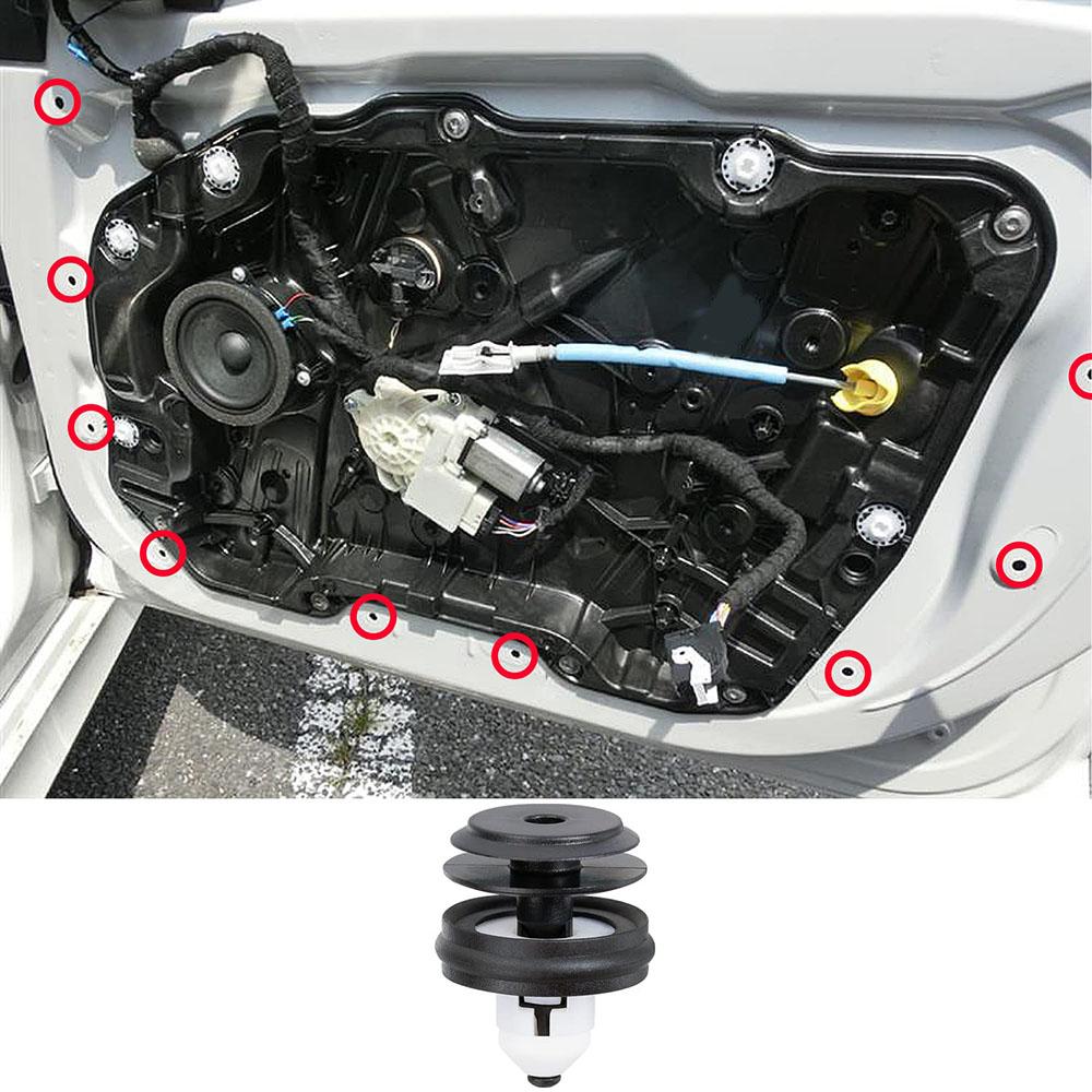 30 × Клипсы-фиксаторы внутренней дверной панели 51417325082 Для BMW 530i 540i 640i M5 X3