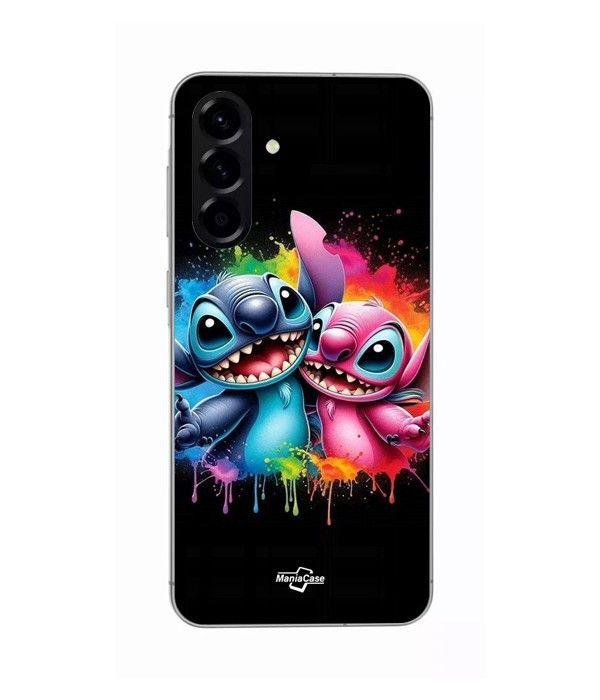 Coque - Maniacase - Samsung Galaxy A26 - Silicone - Souple - Stitch Angel Coloré