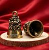 Элегантный латунный брелок-подвеска Пиксиу с колокольчиком для мужчин, женщин и студентов - Креативный подарок, автомобильный аксессуар