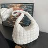 Fashionable Underarm Bag New Cloud Bag Niche High-end Shoulder Bag Down Bag Women Large Capacity Pleated Bubble Bag MIT