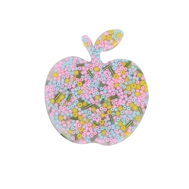 Xiaomi Skin Picking Fidget Skin Picking Pocket Pads Toy Heart Round Fruit Butterfly for Decompression Trichotillomania ADHD Color B
