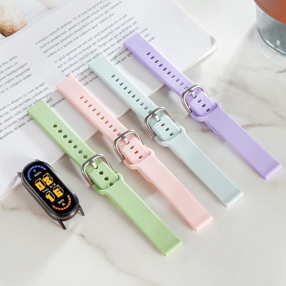 Часы-браслет Смарт-браслет Новый силиконовый ремешок для Mi Band 8