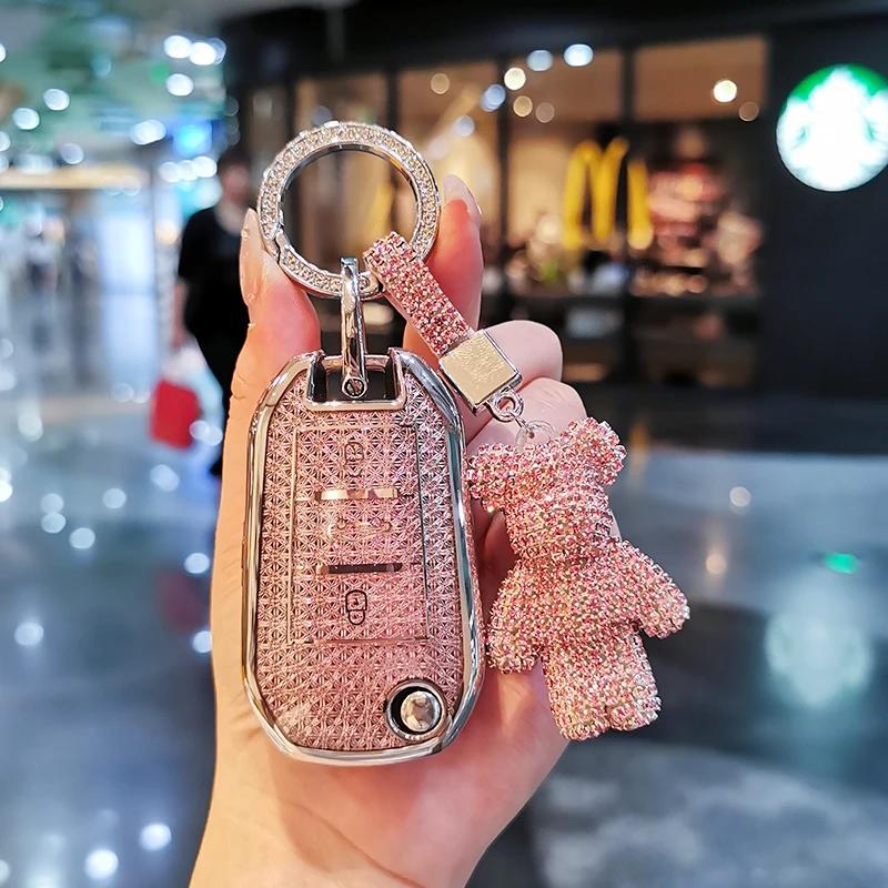 Hot Interior Mouldings Car keychain for Peugeot 408 keycase 3008 308s 508l 4008 2008 5008 301 keycover keyshell Keychain Car buc