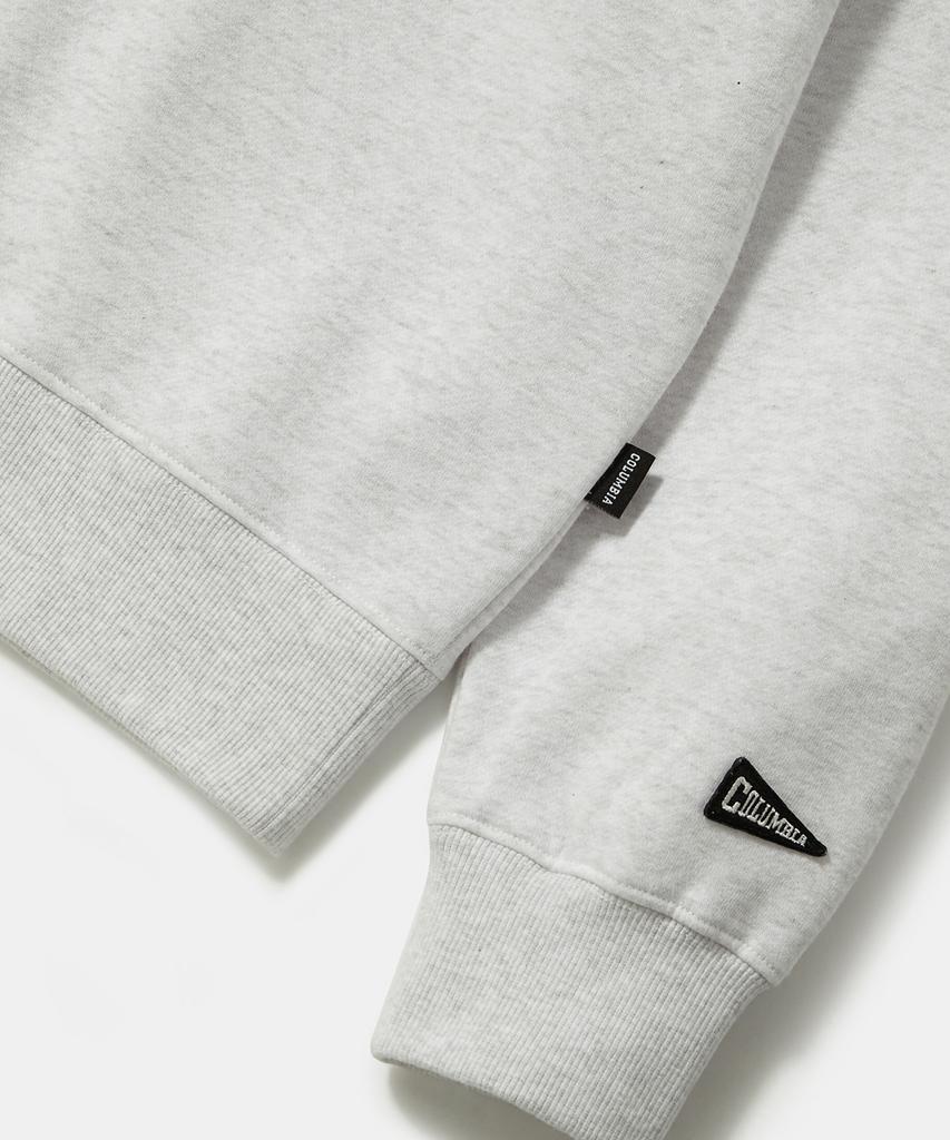 Толстовки Columbia University Cu Arch Fleece с молнией до середины_Светлый меланж