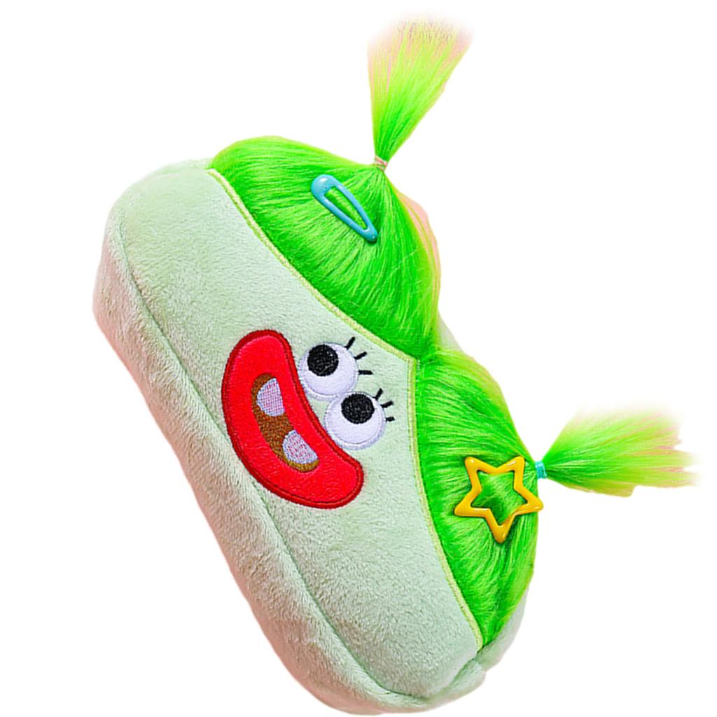 Мультяшная кукла-карандаш, плюшевая сумка для ручек, пенал на молнии, большая вместимость, сумка для канцелярских принадлежностей, подарок для ребенка в школу