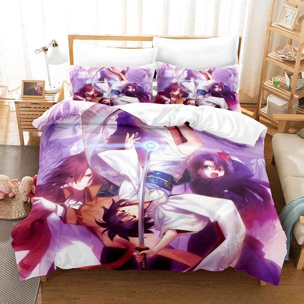 3d Printing AnimeThe Garden of Sinners Bedding Set Single Twin Full Queen King Size Bed Set Adult Kid Bedroom Duvet cover Sets