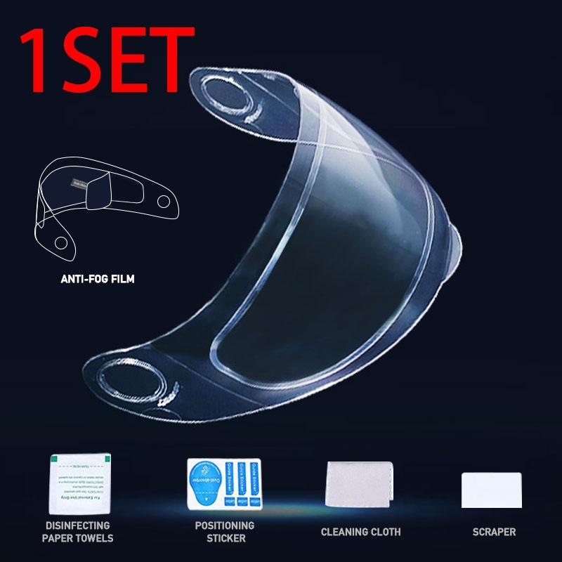 Универсальные мотоциклетные аксессуары Визор для шлема Прозрачный патч против запотевания Подходит для линзы шлема Breaker Пленка против запотевания Ветрозащитные наклейки для линз HD Vision KTY