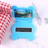 3Pcs/Set 1:12 Dollhouse Miniature Folding Laptop Model Computer Tablet Phone Set Doll House Office Scene Home Decor Toy