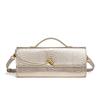 Hot-selling Snakeskin Pattern Hand-woven Bag Fashion and High Sense Niche Dinner Baguette Shoulder Women's Bag