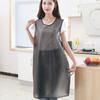 Dishwashing Work Apron with Pockets Cleaning Aprons Fashion Kitchen Apron  for Women