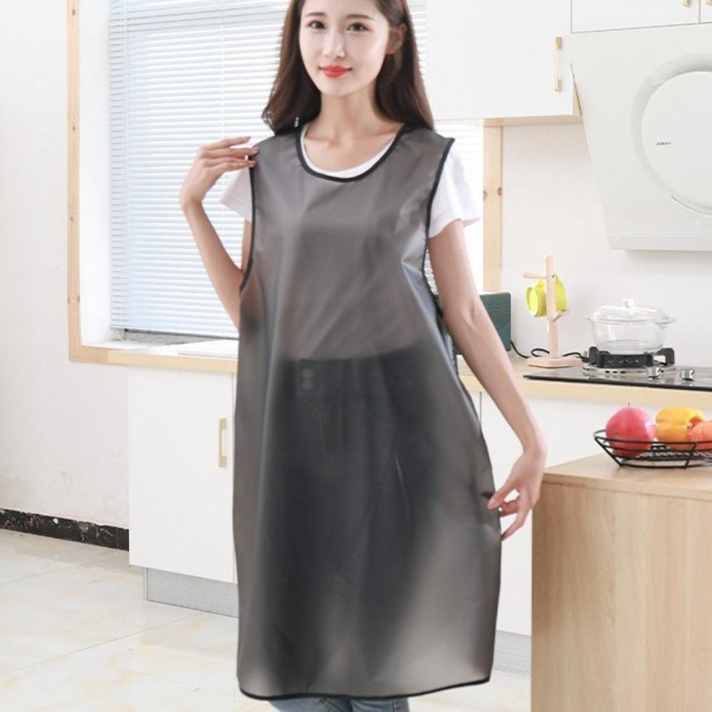 Dishwashing Work Apron with Pockets Cleaning Aprons Fashion Kitchen Apron for Women
