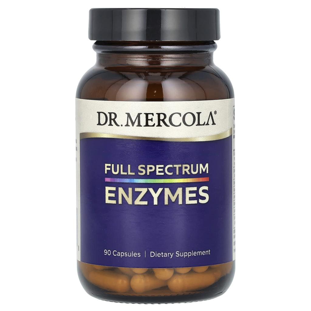 Dr. Mercola Full Spectrum Enzymes, 90 Capsules