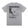 Radiohead Винтажная футболка Рок-группа Футболки Одежда Хлопок Унисекс Футболка Новая ФУТБОЛКА Женские топы