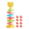Kids Ball Drop Tower 2/3/5/7/9 Layers Cartoon Pig Marble Run Track Toy Toddlers Boys Girls Educational Rolling Ball Slide Toy