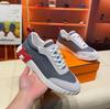 Мужская обувь H Кожаная Толстая подошва Амортизирующая Беговая обувь Повседневная Маленькие белые туфли Спортивная обувь
